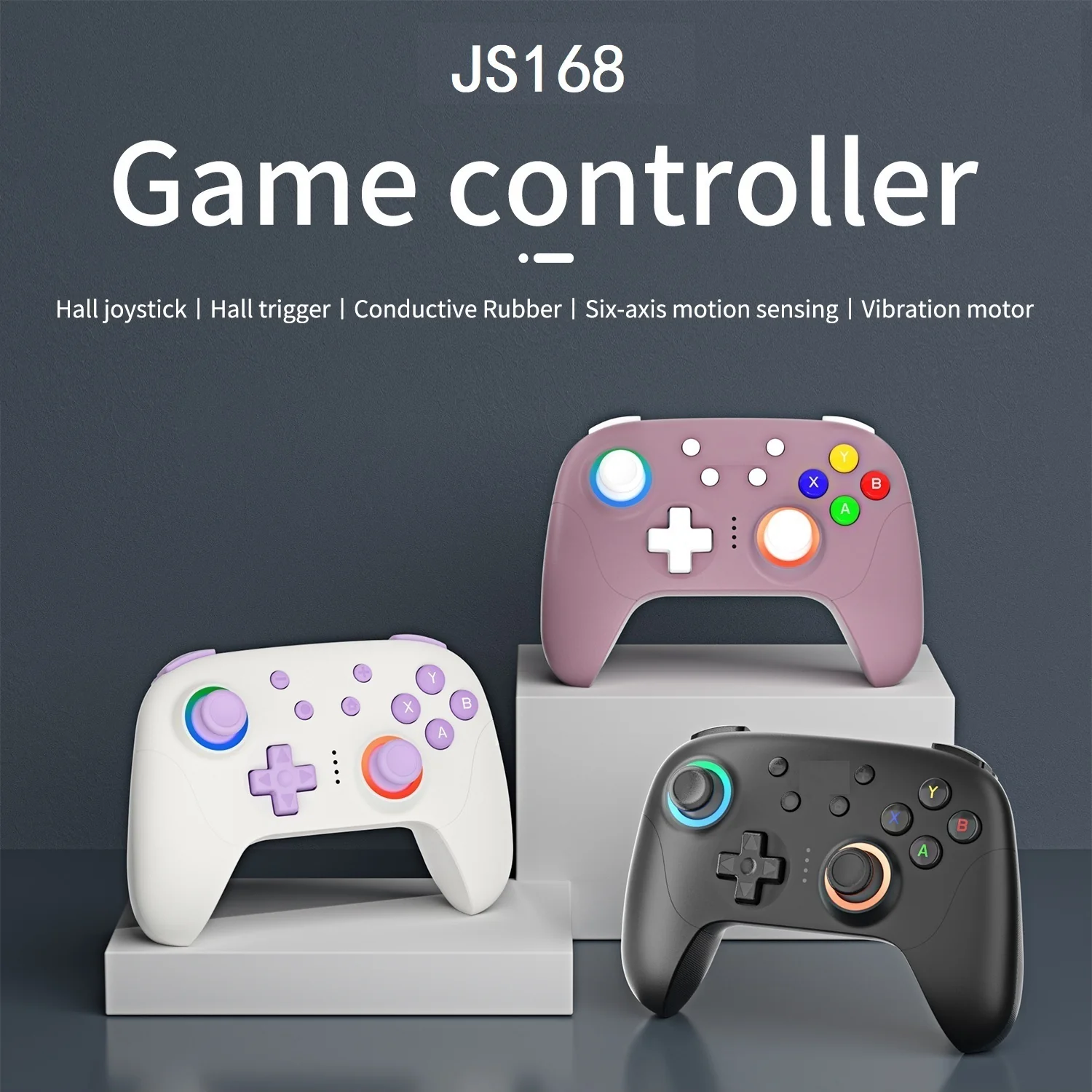 POWKIDDY JS-168 Bluetooth Wireless Handheld Controller - Image 4