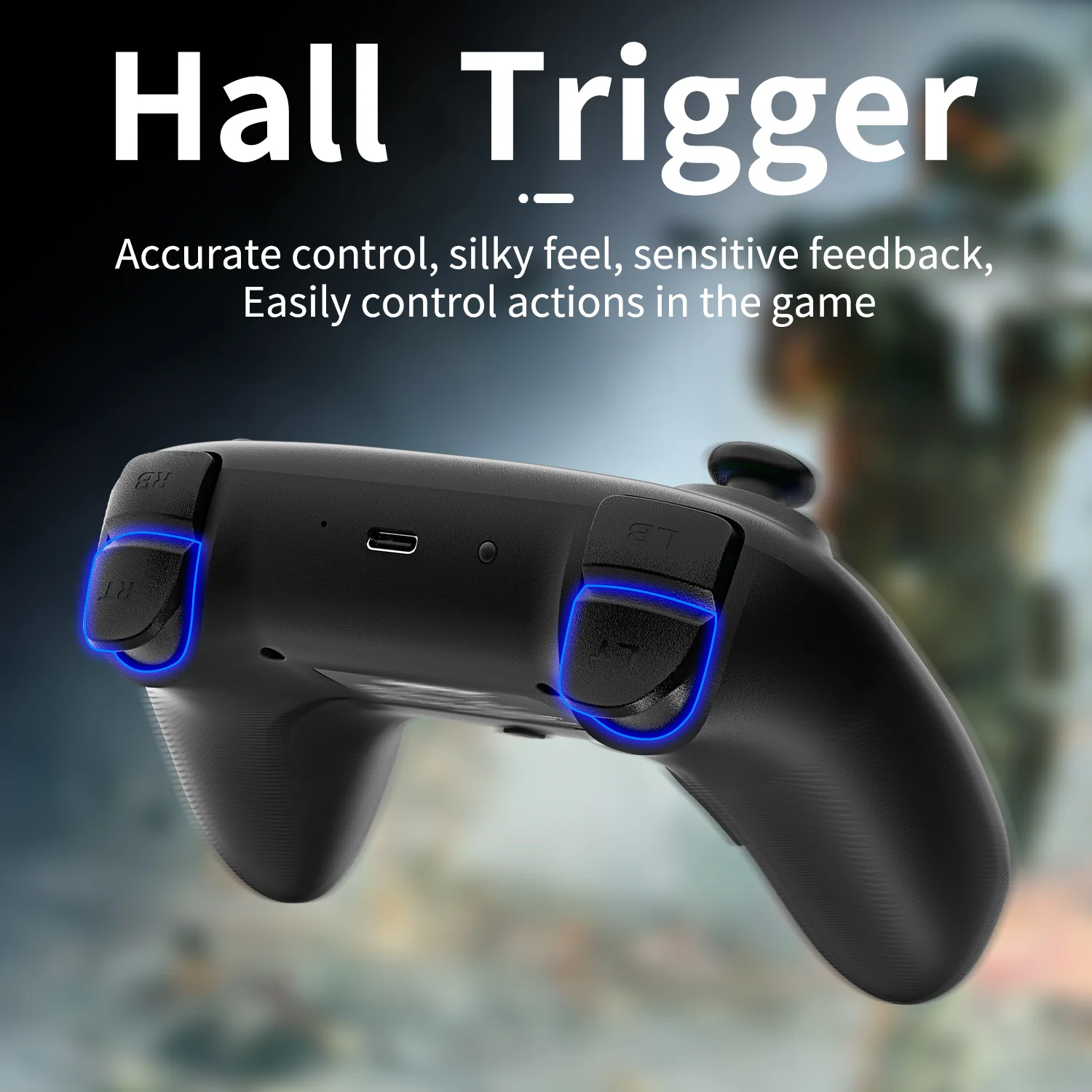 POWKIDDY JS-168 Bluetooth Wireless Handheld Controller - Image 6