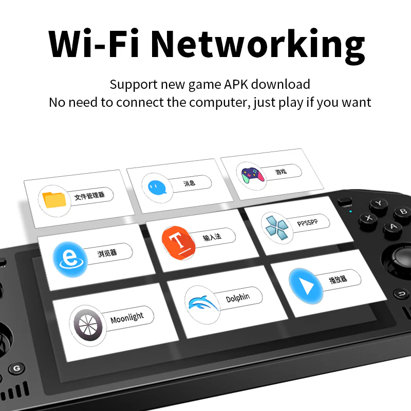 POWKIDDY X28 Handheld Game Console Android 11, T618 - Image 6